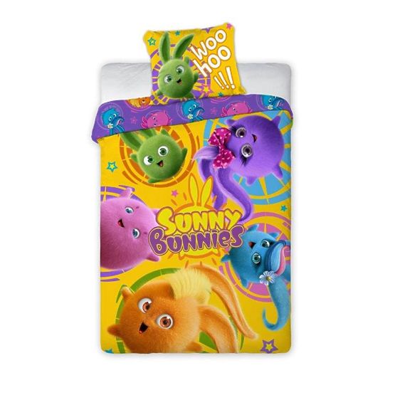 Biancheria da letto per bambini Sunny Bunnies 135x100 cm + 60x40 cm