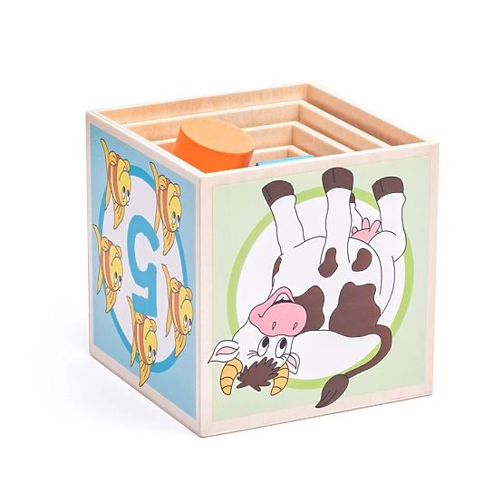 Bicchieri di legno - torre con sorter