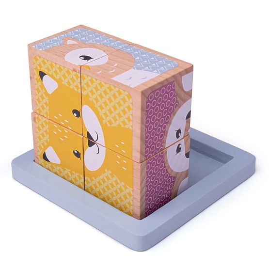 Bigjigs Baby Blocchi di Legno Woodland
