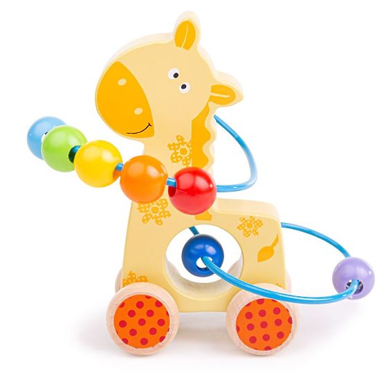 Bigjigs Labirinto Baby Giraffa su ruote