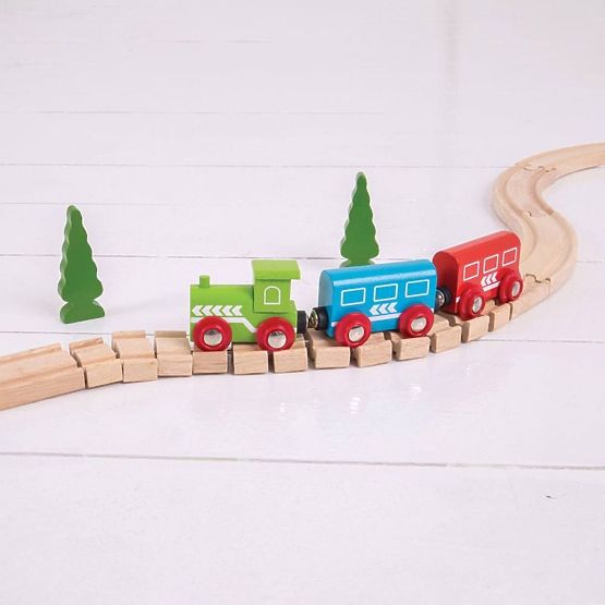 Bigjigs Rail Binario flessibile 2 pezzi