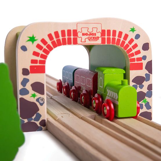 Bigjigs Rail Doppio tunnel ferroviario