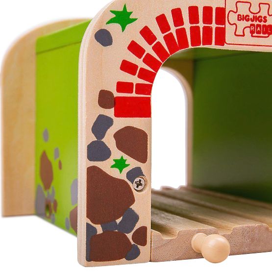 Bigjigs Rail Doppio tunnel ferroviario