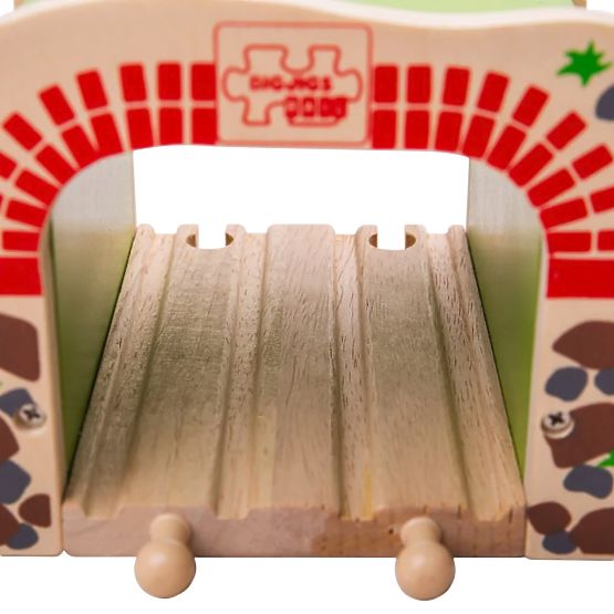 Bigjigs Rail Doppio tunnel ferroviario