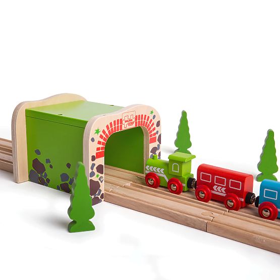Bigjigs Rail Doppio tunnel ferroviario