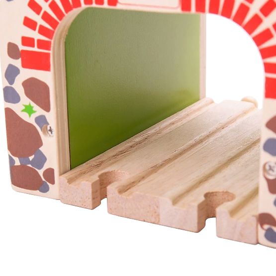 Bigjigs Rail Doppio tunnel ferroviario