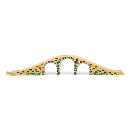 Bigjigs Rail Ponte ferroviario in legno