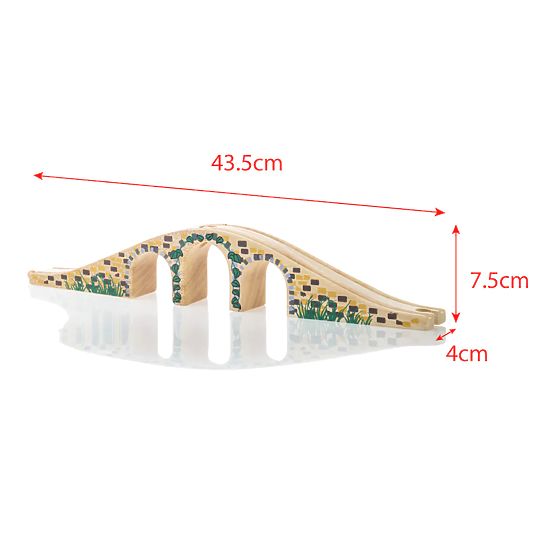Bigjigs Rail Ponte ferroviario in legno
