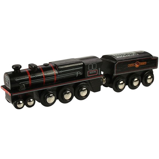 Bigjigs Rail Replica in legno della locomotiva a motore Black 5