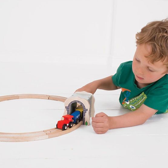 Bigjigs Rail Un tunnel ferroviario in pietra
