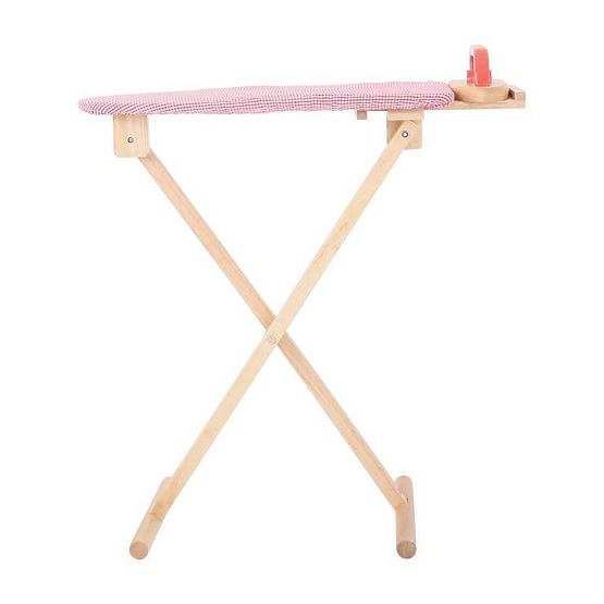 Bigjigs Toys Asse da Stiro in Legno con Ferro da Stiro - Imballaggio Danneggiato