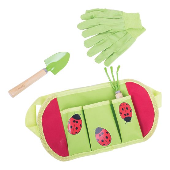 Bigjigs Toys Attrezzi da giardino Coccinella
