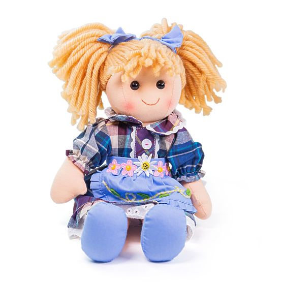 Bigjigs Toys Bambola di Stoffa Katie 34 cm