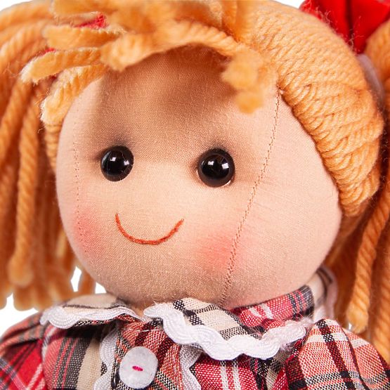 Bigjigs Toys Bambola di Stoffa Mandie 34 cm