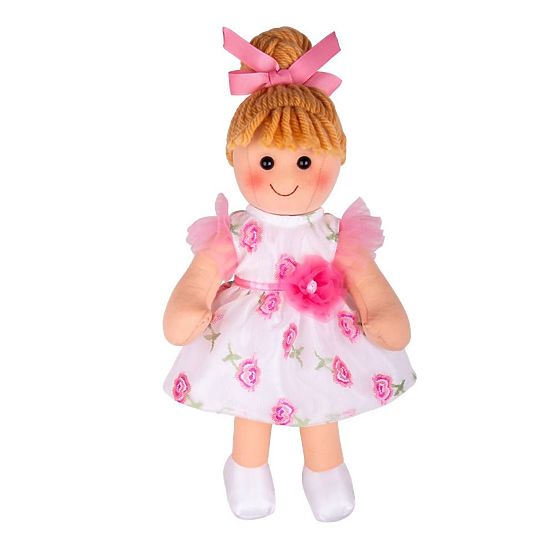 Bigjigs Toys Bambola di Stoffa Megan 34 cm