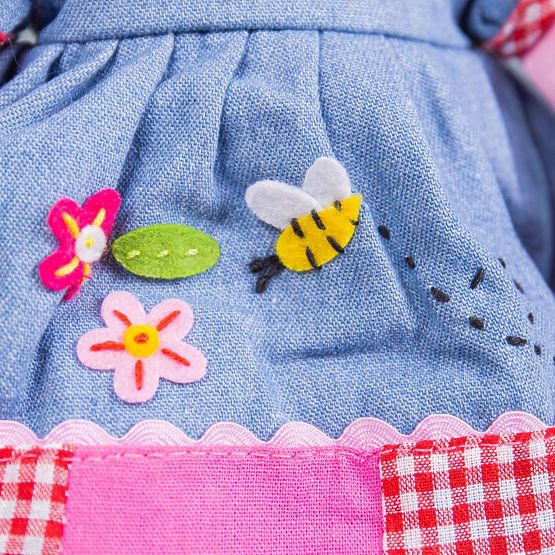Bigjigs Toys Bambola di stoffa Melody 34 cm