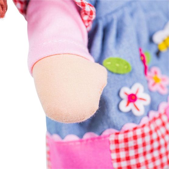 Bigjigs Toys Bambola di stoffa Melody 34 cm