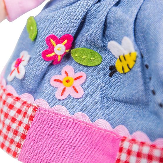 Bigjigs Toys Bambola di stoffa Melody 34 cm