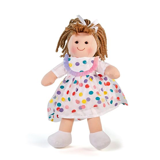Bigjigs Toys Bambola di Stoffa Phoebe 25 cm