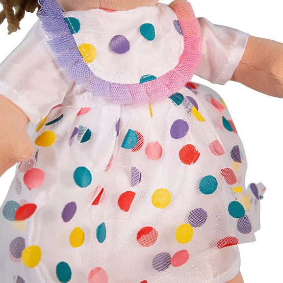 Bigjigs Toys Bambola di Stoffa Phoebe 25 cm