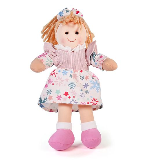 Bigjigs Toys Bambola di Stoffa Shannon 25 cm