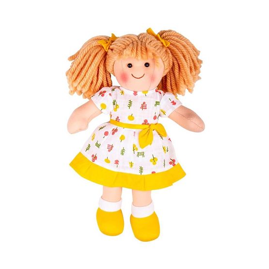 Bigjigs Toys Bambola di Stoffa Zoe 28cm