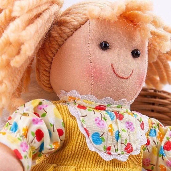 Bigjigs Toys Bambola in stoffa Daisy 28 cm