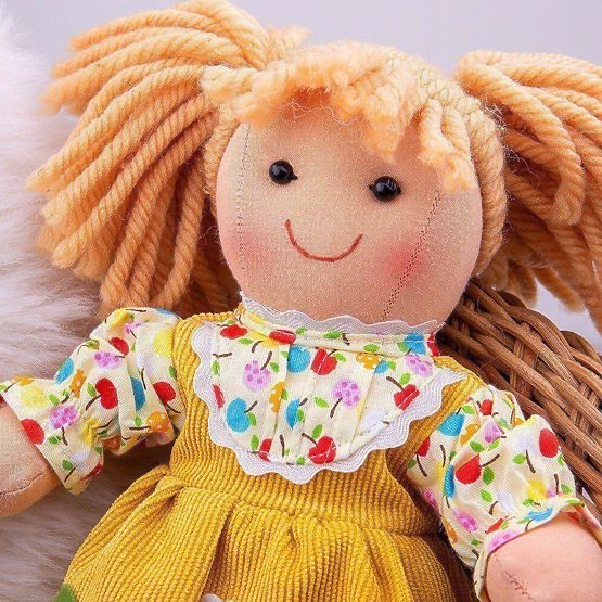 Bigjigs Toys Bambola in stoffa Daisy 28 cm