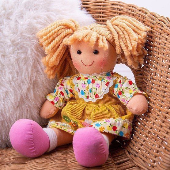 Bigjigs Toys Bambola in stoffa Daisy 28 cm