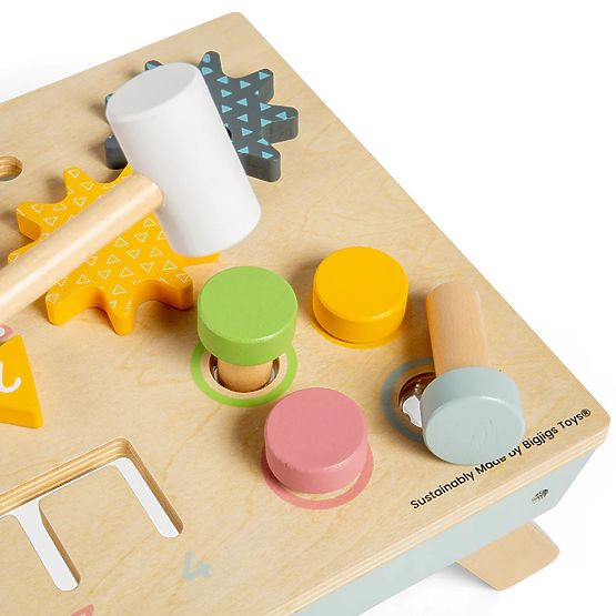 Bigjigs Toys Banco da lavoro con martello