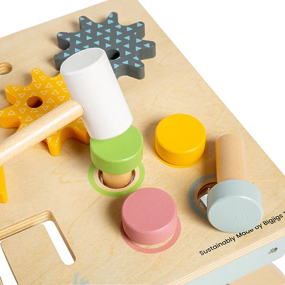 Bigjigs Toys Banco da lavoro con martello