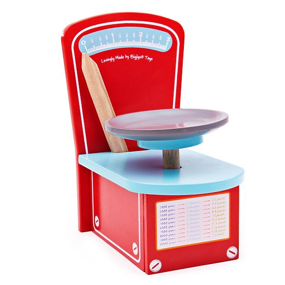 Bigjigs Toys Bilancia da Cucina in Legno