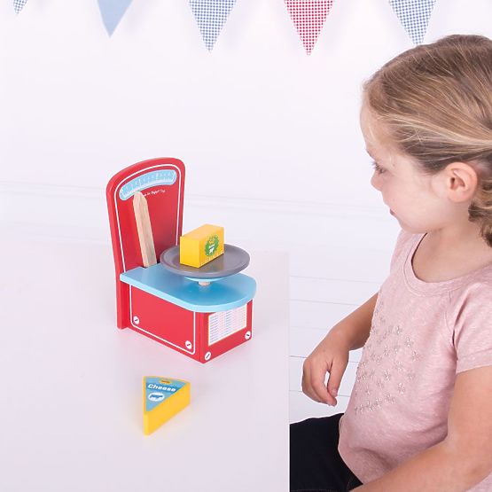 Bigjigs Toys Bilancia da Cucina in Legno