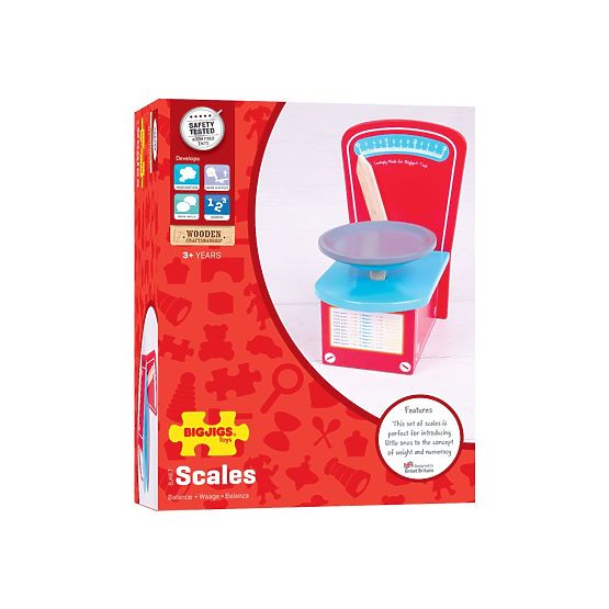 Bigjigs Toys Bilancia da Cucina in Legno