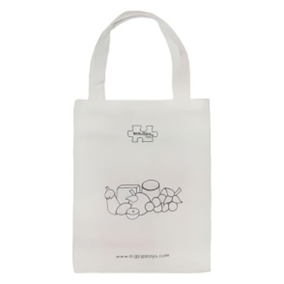 Bigjigs Toys Borsetta di tela per alimenti