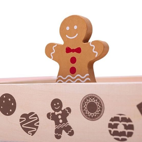 Bigjigs Toys Box con biscotti in legno