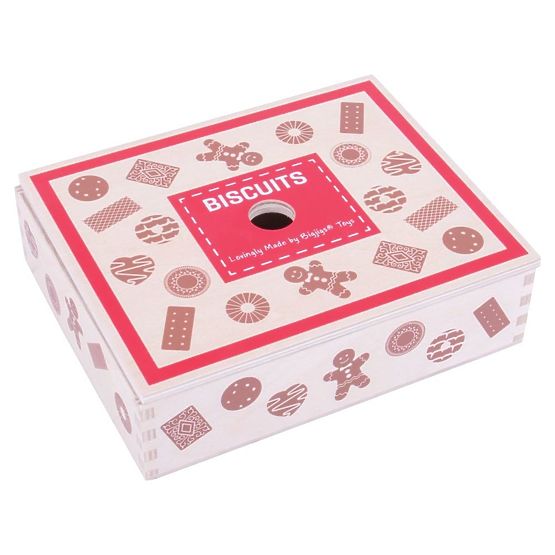Bigjigs Toys Box con biscotti in legno