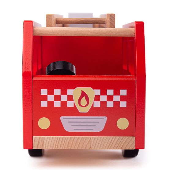 Bigjigs Toys Camion dei pompieri in legno