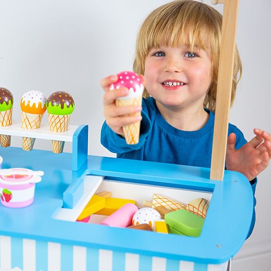 Bigjigs Toys Carretto dei gelati