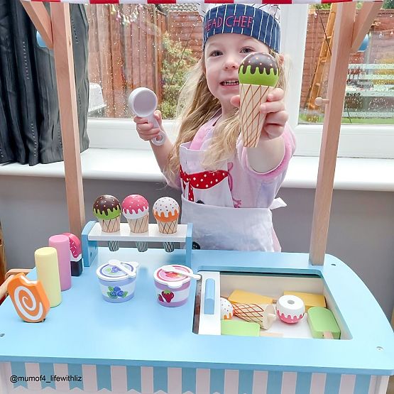 Bigjigs Toys Carretto dei gelati