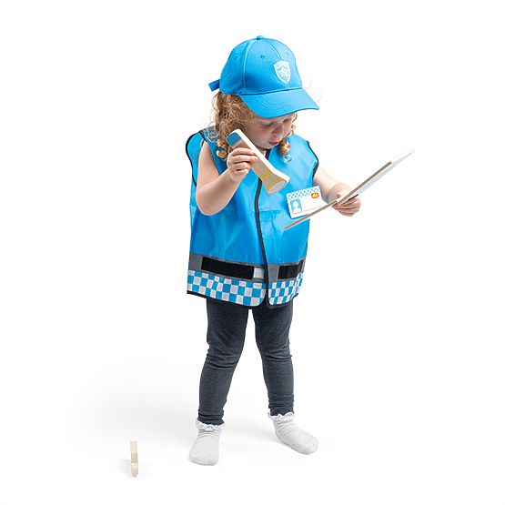 Bigjigs Toys Costume da poliziotto