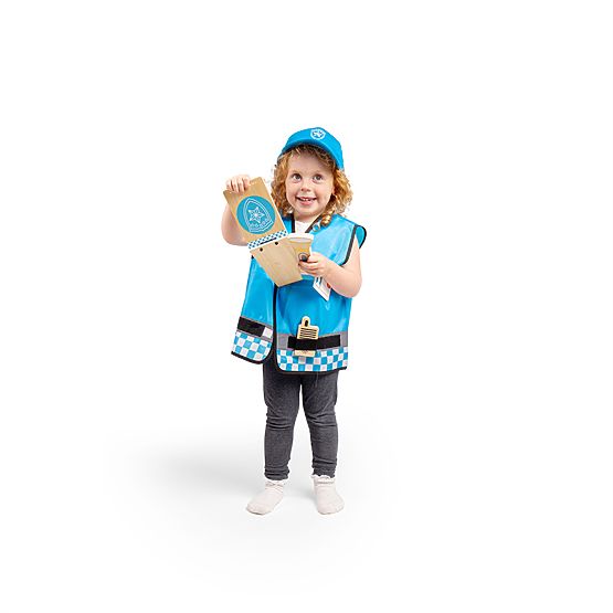 Bigjigs Toys Costume da poliziotto