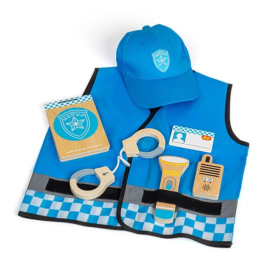 Bigjigs Toys Costume da poliziotto