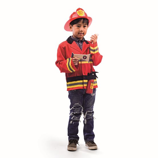 Bigjigs Toys Costume da pompiere