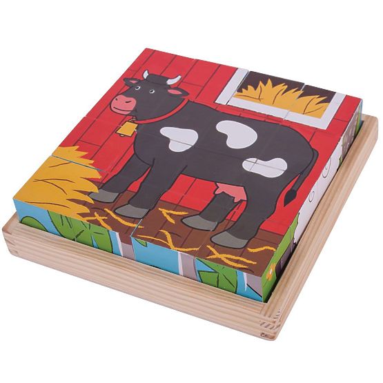 Bigjigs Toys Cubi da Immagine Fattoria