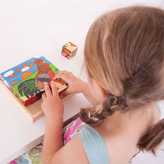 Bigjigs Toys Cubi da Immagine Fattoria