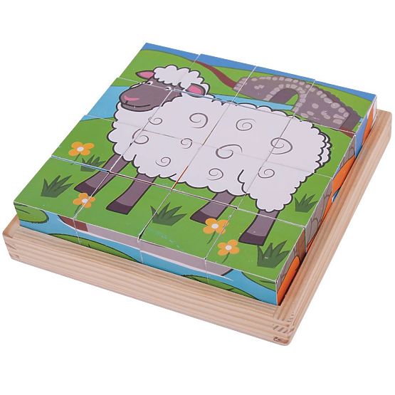 Bigjigs Toys Cubi da Immagine Fattoria