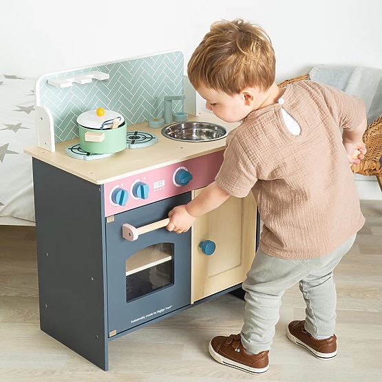 Bigjigs Toys Cucina per Bambini in Stile Scandinavo