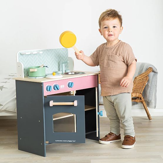Bigjigs Toys Cucina per Bambini in Stile Scandinavo