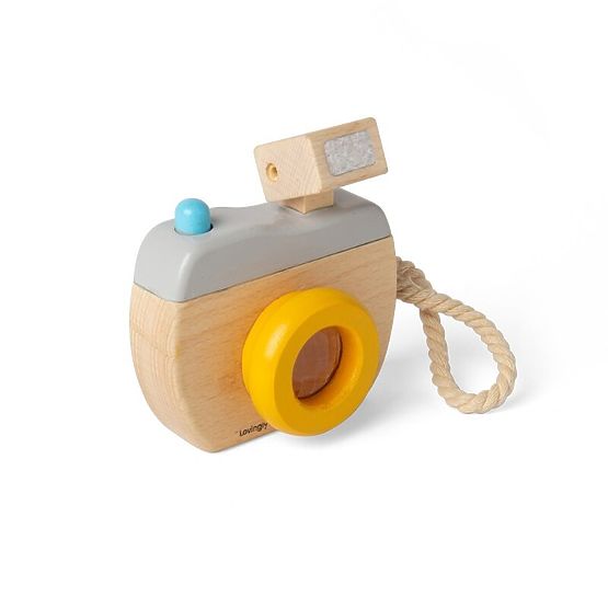 Bigjigs Toys Fotocamera in legno con flash